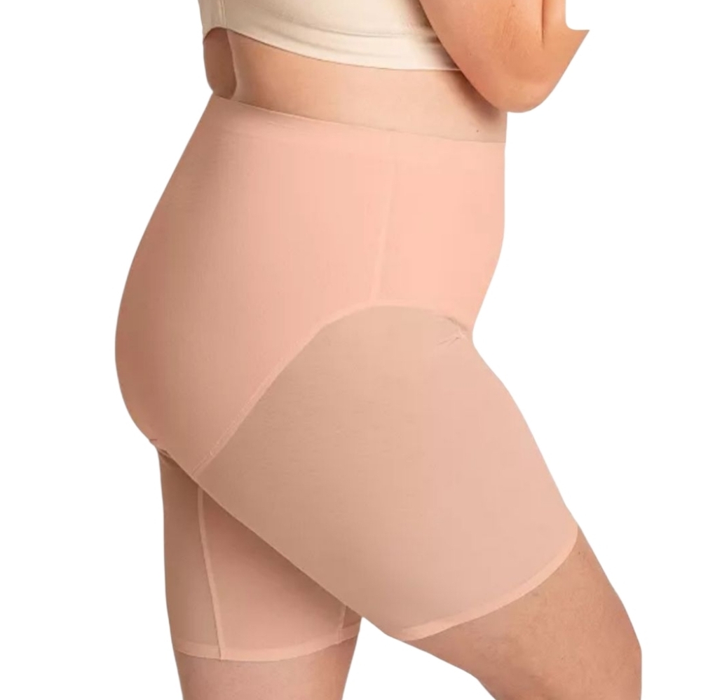 Shapermint Everyday Empower Mesh Shaper Shorts‎ Latte 2XL High Rise 52002 - Picture 2 of 11
